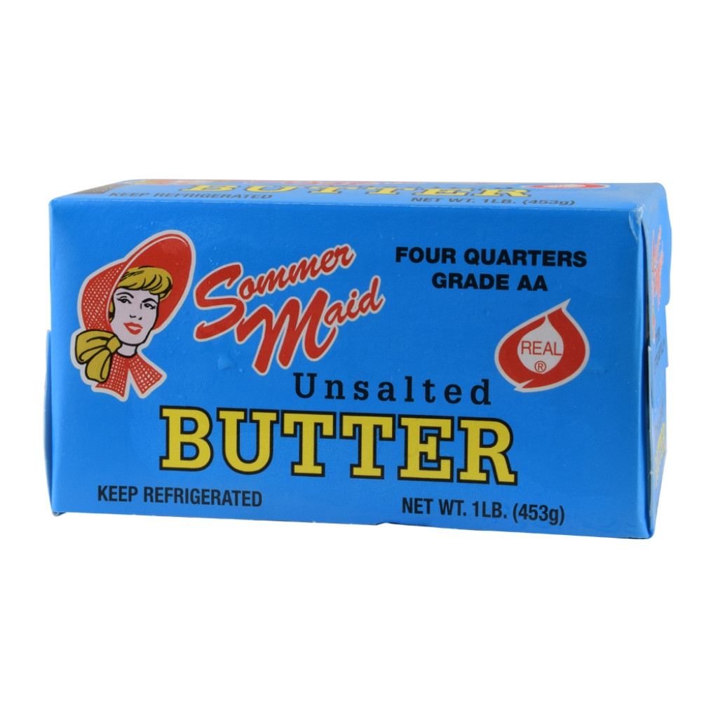 Sommermaid - Butter, Unsalted, Stick Quarters, 1 lb.