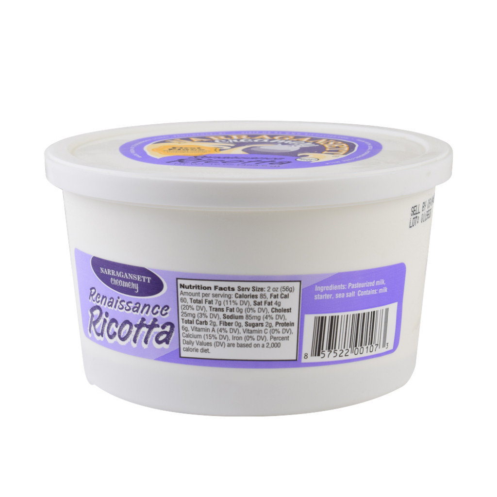 Narragansett Creamery - Ricotta Cheese, 16 oz.