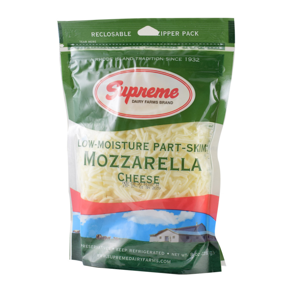 Supreme - Mozzarella Cheese, Shredded, 8 oz.