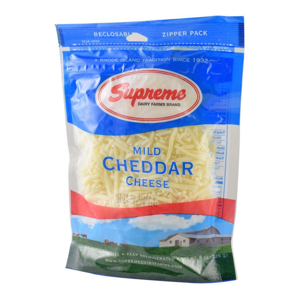 Supreme - Cheddar Cheese, Shredded, 8 oz.
