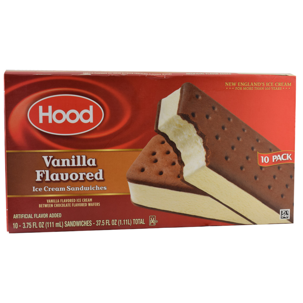 Hood -  Ice Cream Sandwiches, Pkg. of 10
