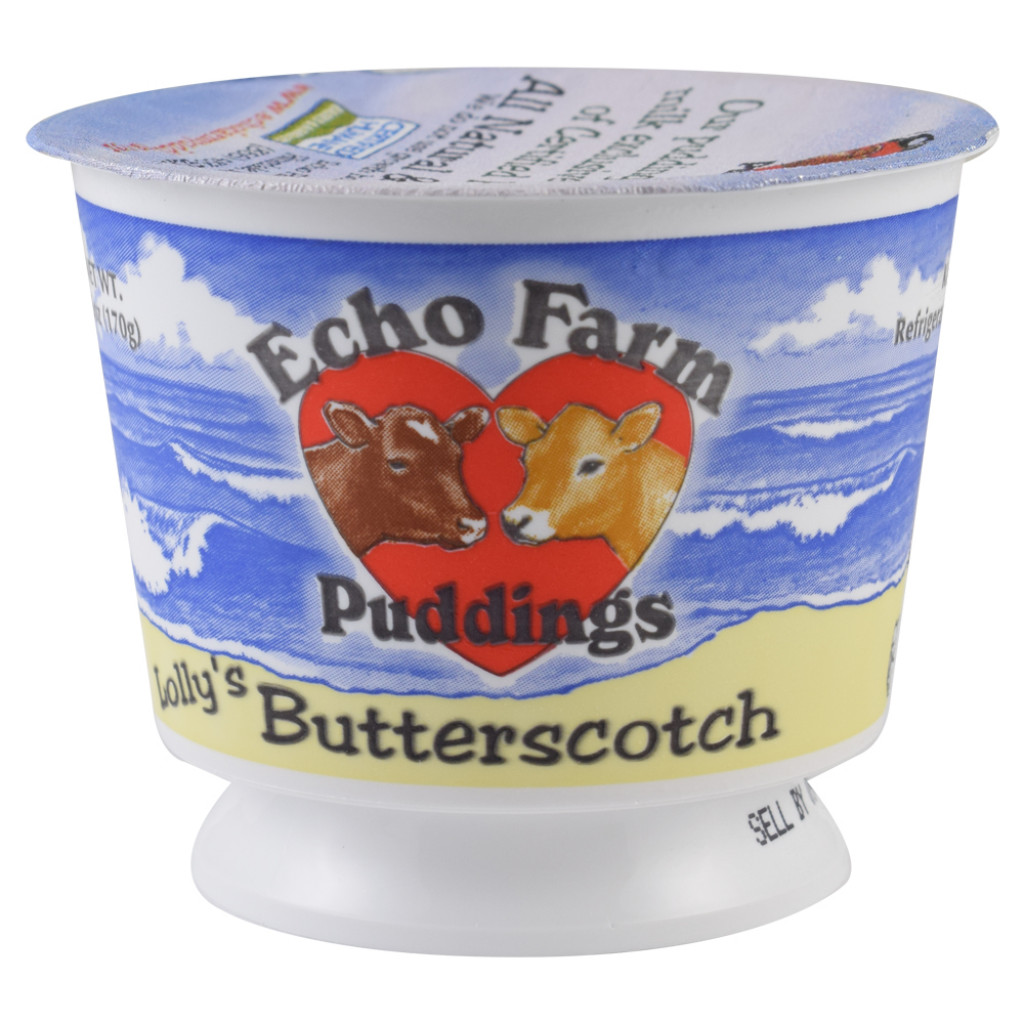 Echo Farm - Pudding, Butterscotch, 6 oz.