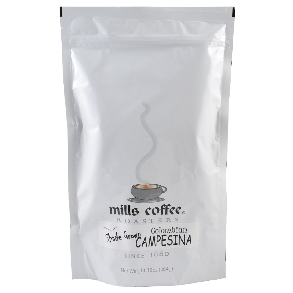 Mills - Coffee, Ground, Colombian Campasina, 10 oz.