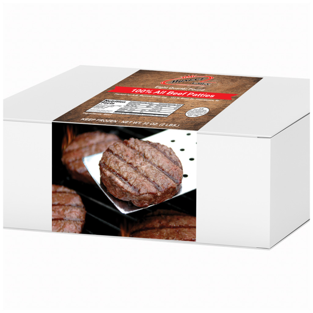 Munroe Dairy - Burgers, 80% Lean, 8/Box, 2 lb.