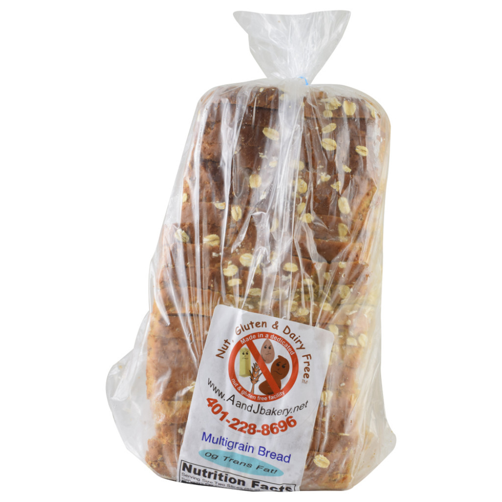 A&J - Multigrain Bread, frozen, Gluten Free