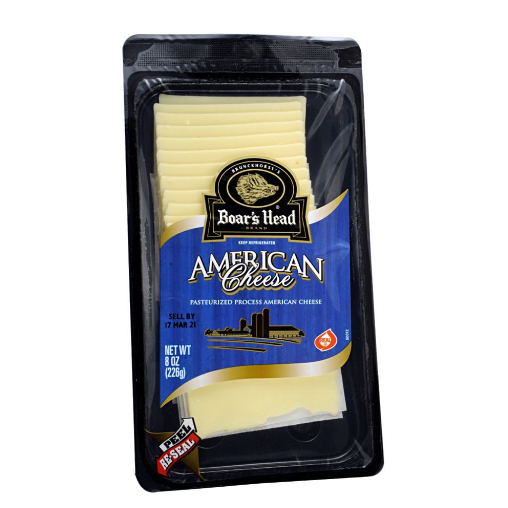 Boar's Head - Sliced American Cheese, 8 oz.