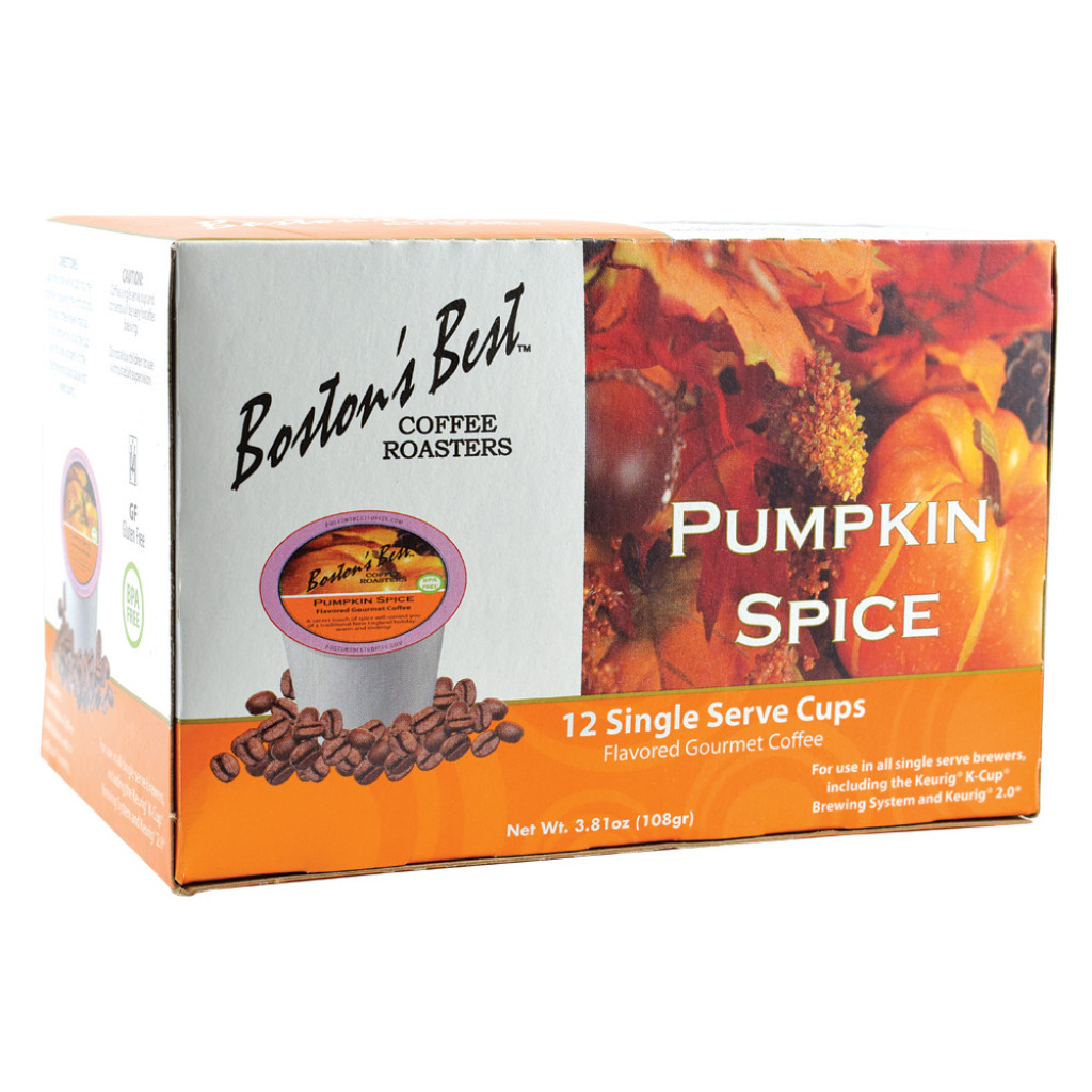 Boston's Best - Pumpkin Spice Coffee, K Cups, Pkg. of 12