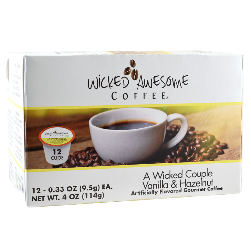 Wicked Awesome - Coffee, K Cups, Vanilla Hazelnut, Pkg. of 12