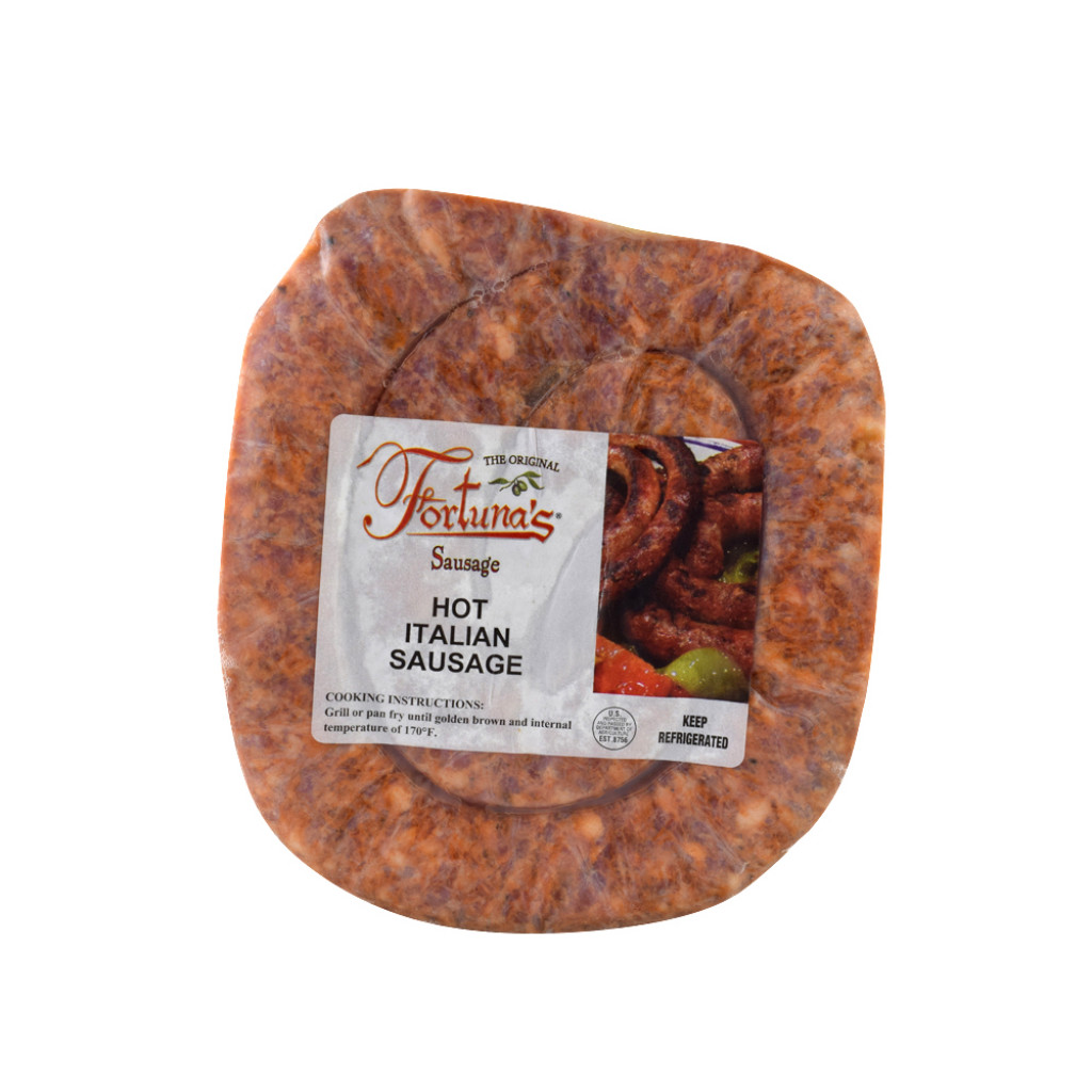 Fortuna's - Italian Sausage, Hot, 1.5 lb.