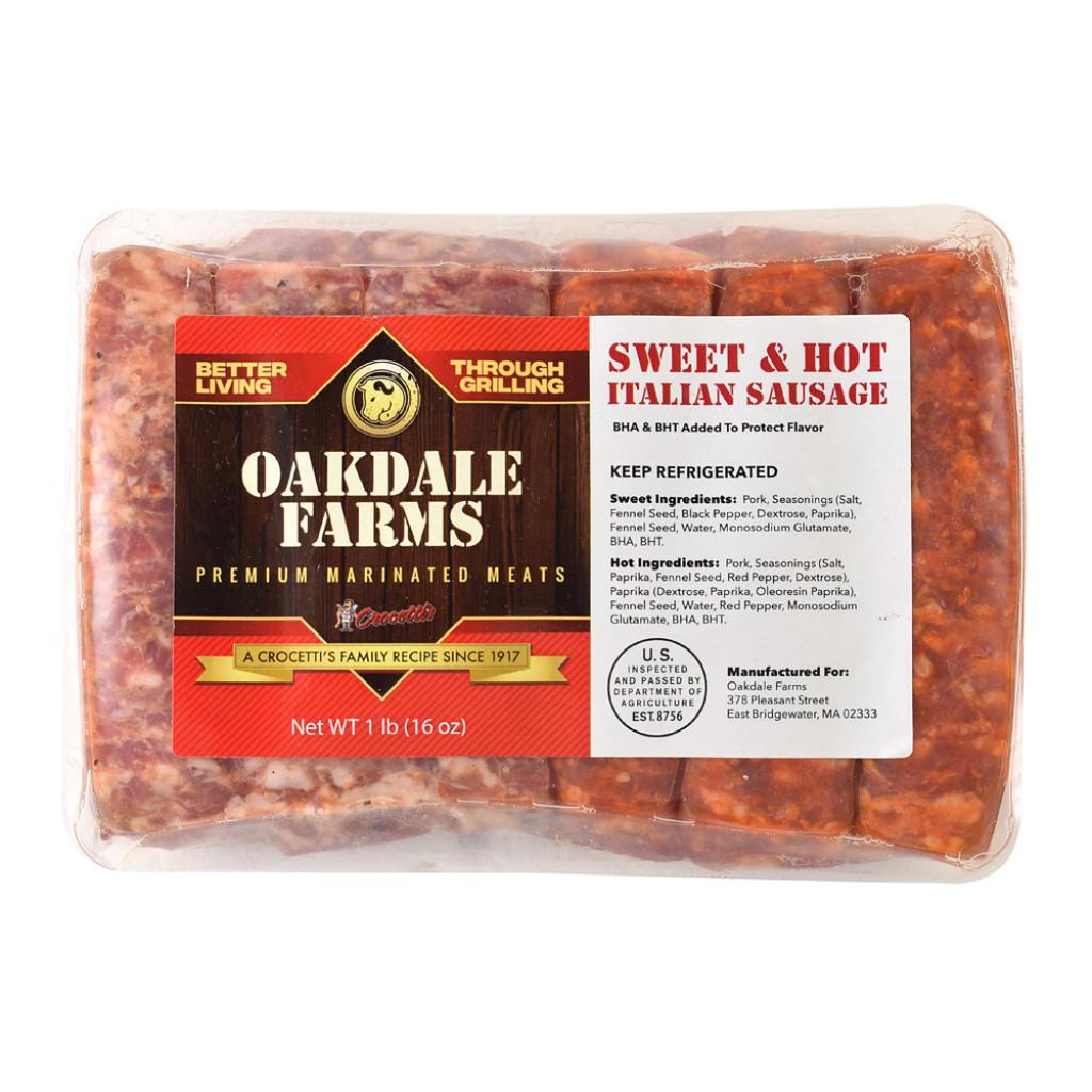 Oakdale - Sweet & Hot Sausage Links - 1 Lb.