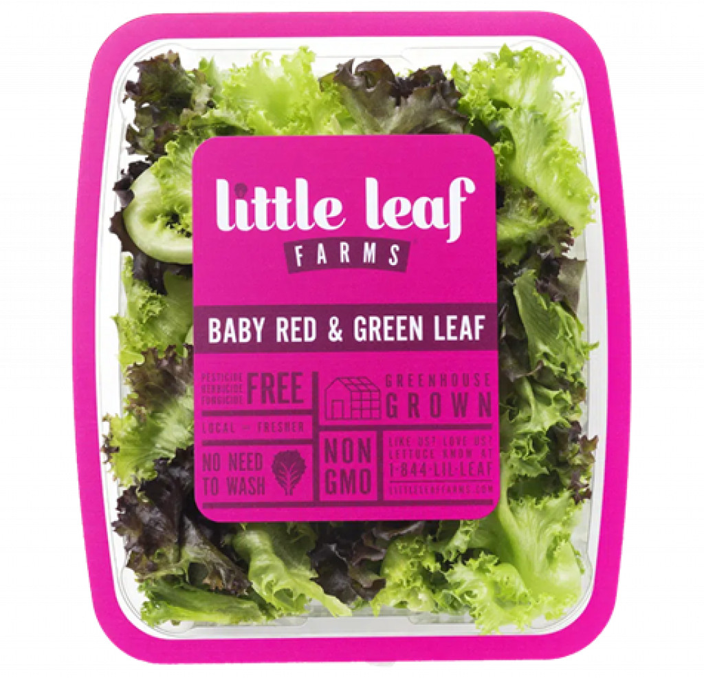 Little Leaf Farms- Baby Red & Green Leaf Lettuce, 4oz