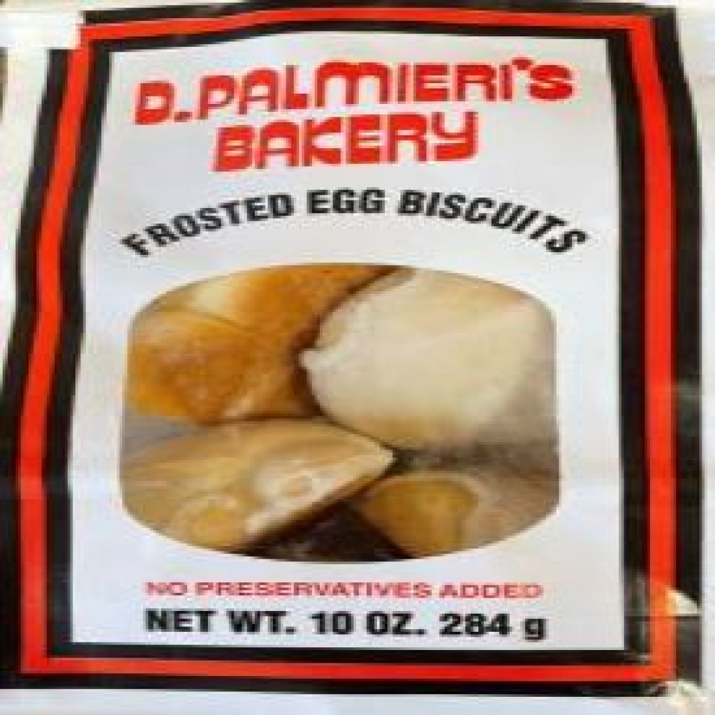 D. PALMIERI'S EGG BISCUITS, 10OZ