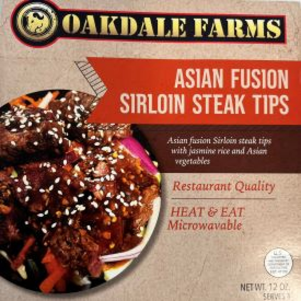 Oakdale Bowl- Asian Fusion Sirloin Steak Tips,  12oz
