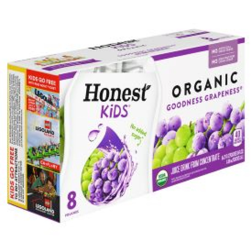 Honest Kids Goodness Grapeness , 8pack