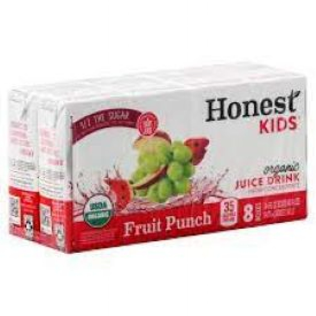 Honest Kids Fruit Punch, 8 pack (6oz box)
