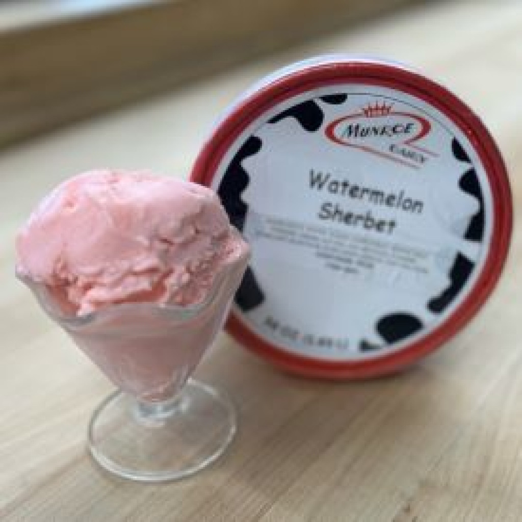 Munroe Dairy, Watermelon Sherbet, 56oz.