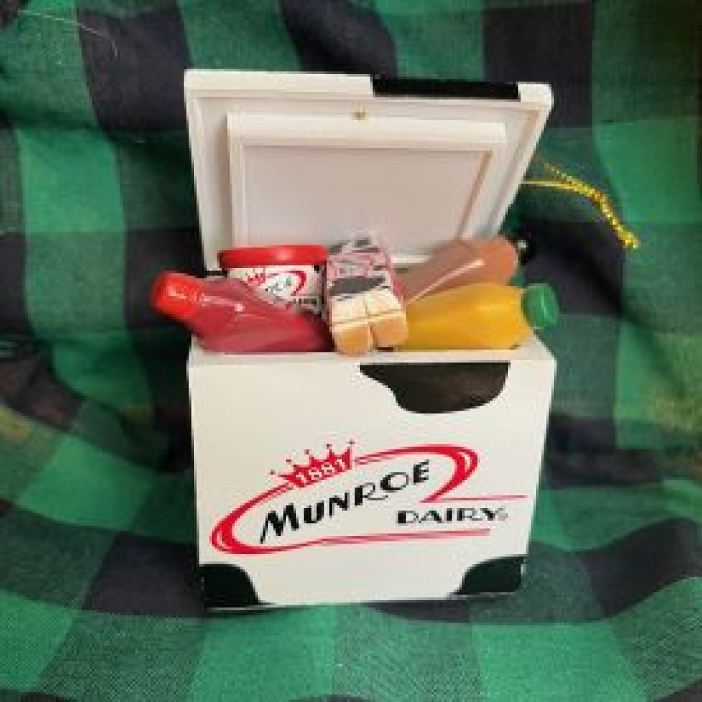 Munroe Dairy -  Milkbox Ornament, Limited Edition