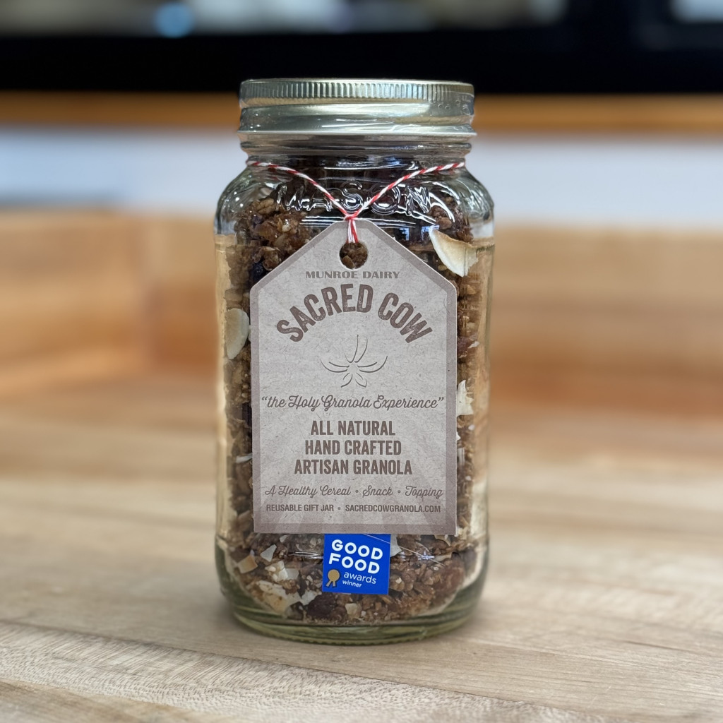 Sacred Cow - Granola,  All Natural, 11 oz. Mason Jar