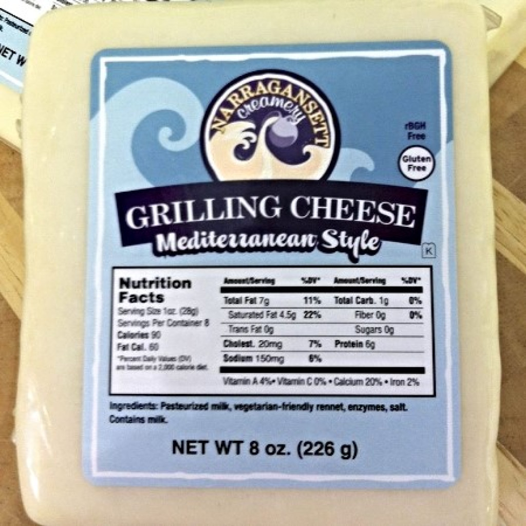 Narragansett Creamery - Mediterranean Grilling Cheese, 8 oz.