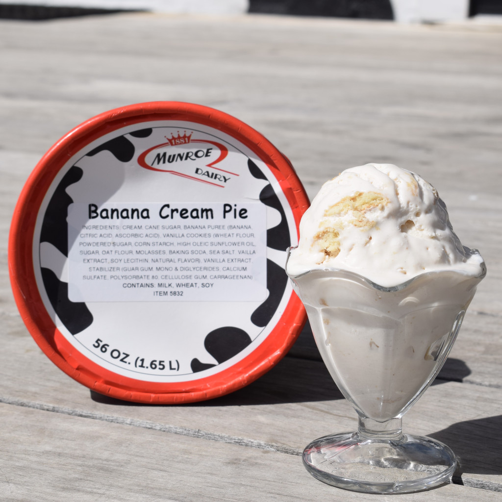 Munroe Dairy- Ice Cream, Banana Cream Pie, 56oz