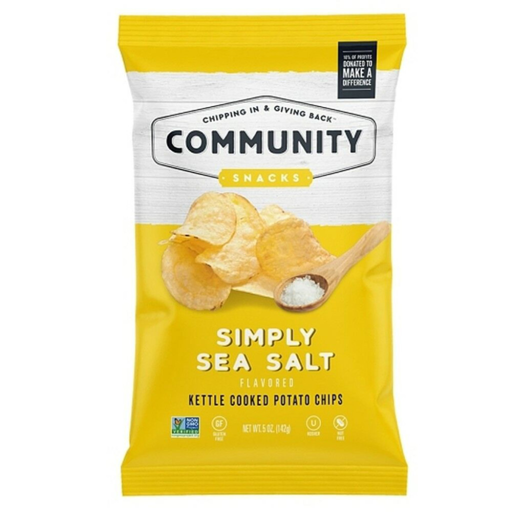 Community Snacks Simply Sea Salt Chips, 5oz