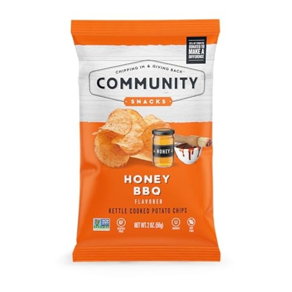Community Snacks Honey BBQ Chips, 5oz