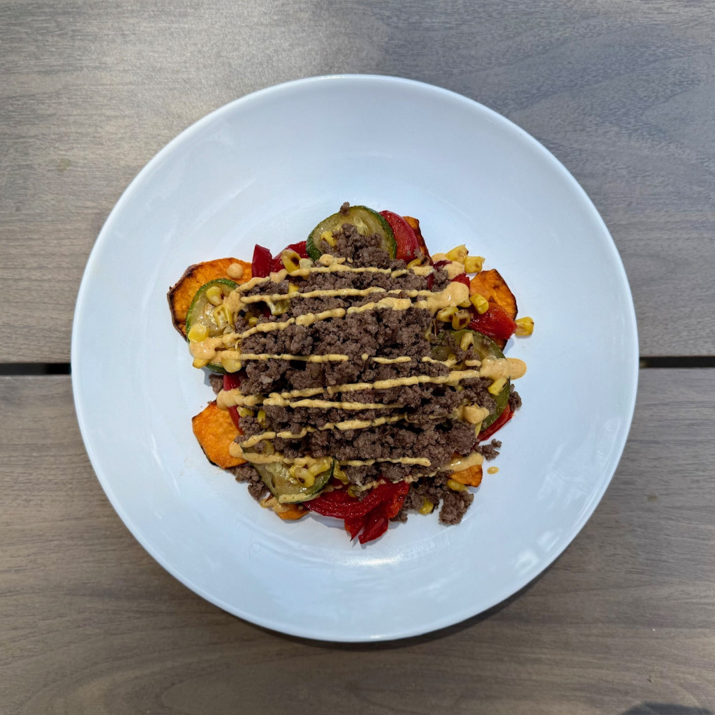 Munroe's Meals: Grass-Fed Beef Crumble Bowl