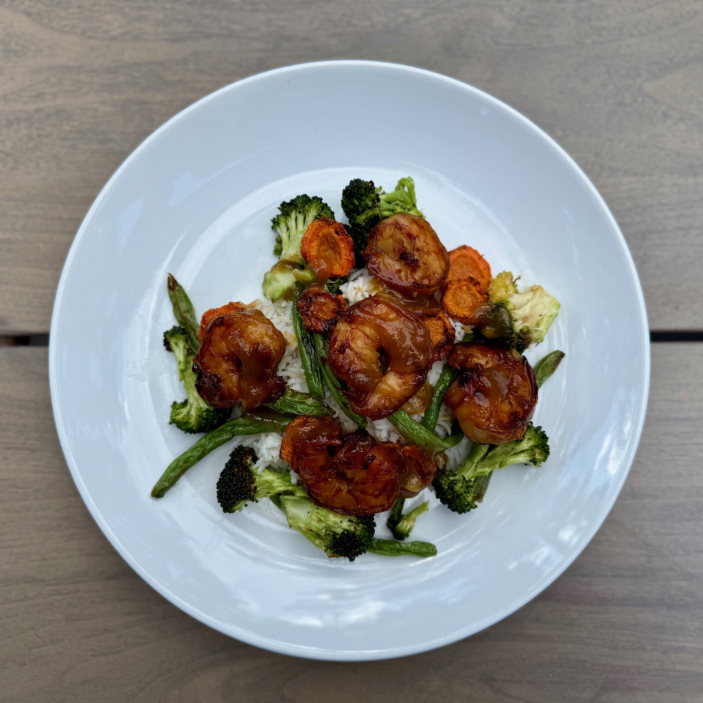 Munroe's Meals: Teriyaki Shrimp Bowl