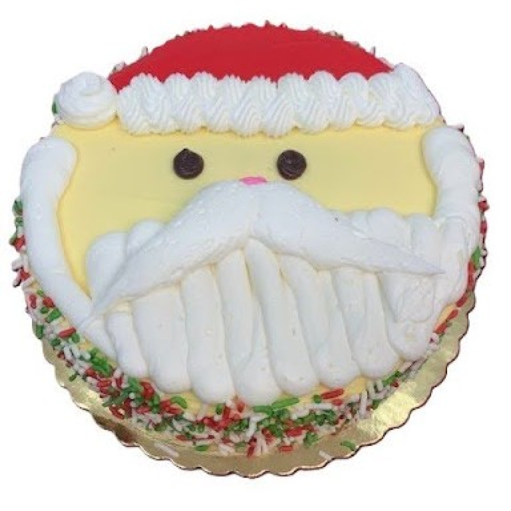 Santa Face Cake 7"