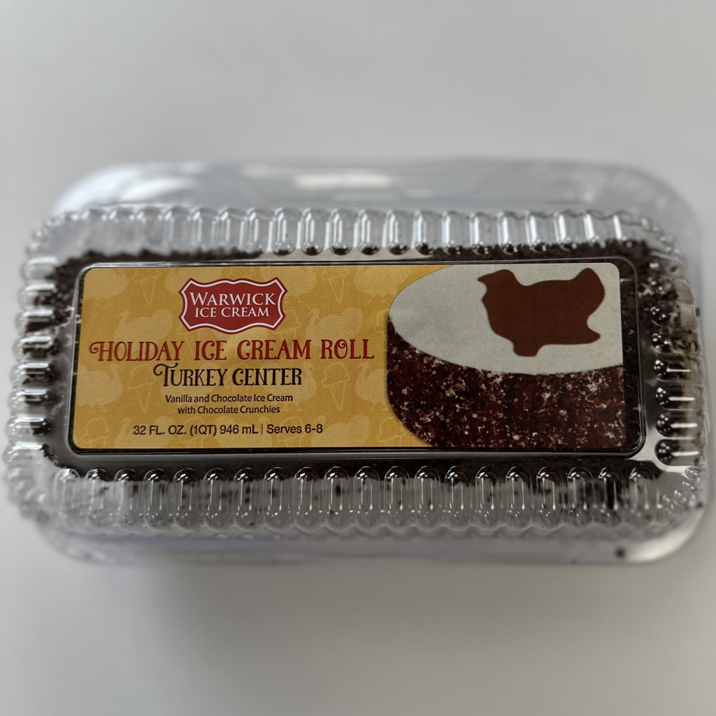 Thanksgiving Themed Ice Cream Roll