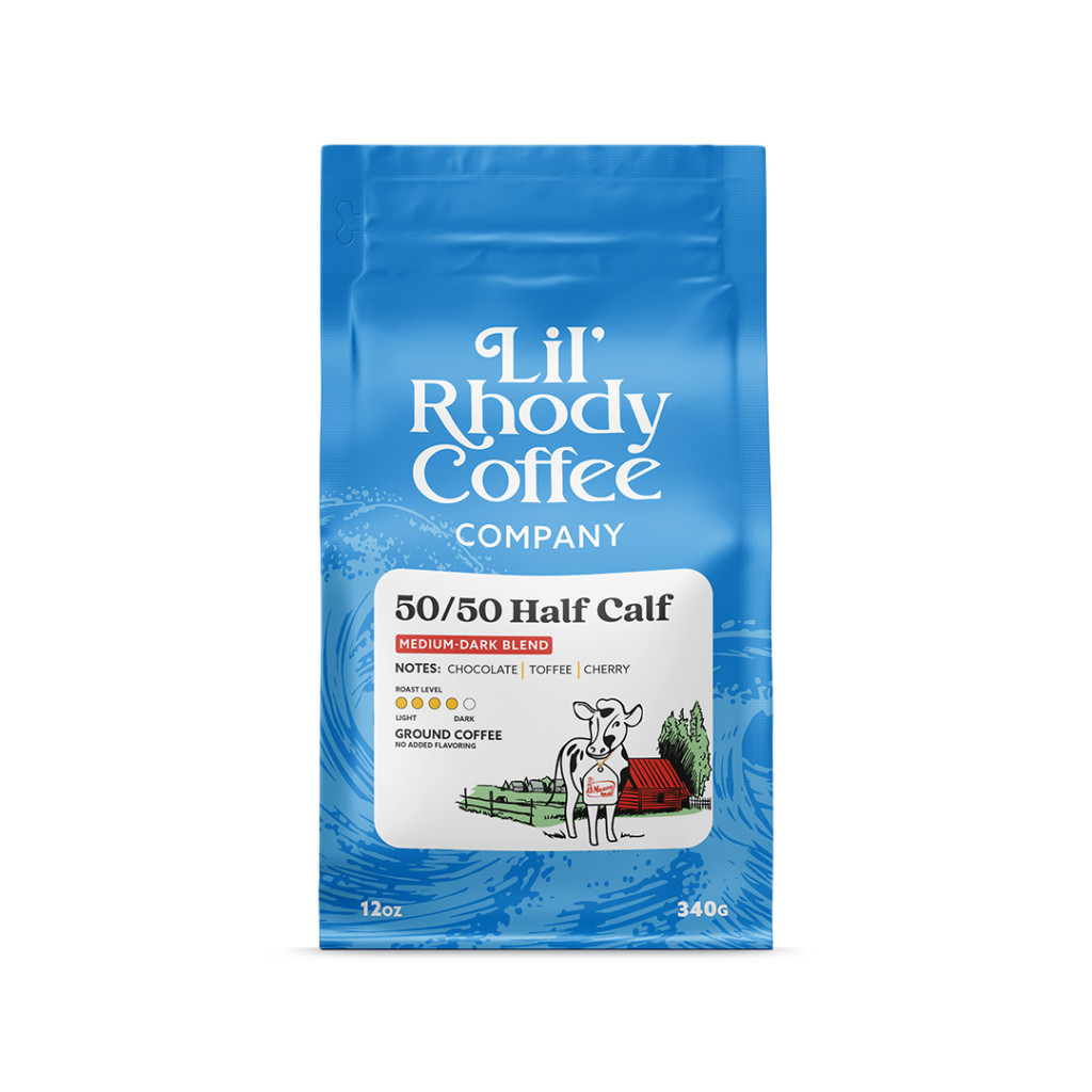 Munroe 50/50 Half-Calf Coffee 12oz by Lil' Rhody Coffee