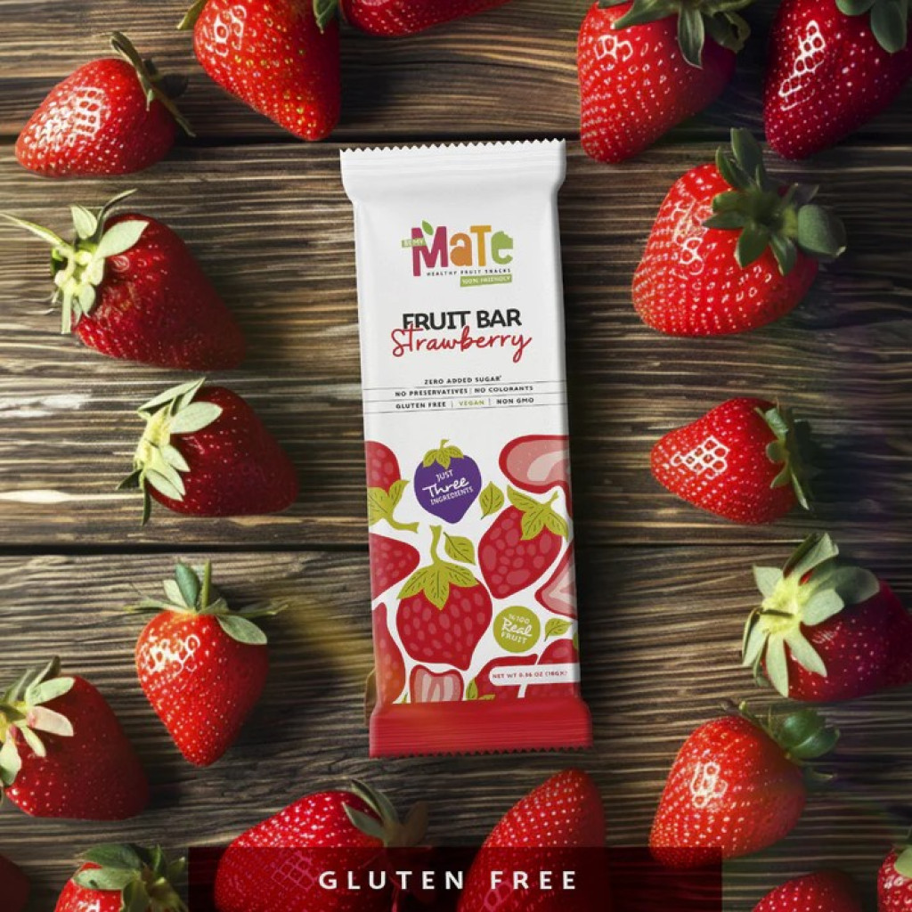 Mate Strawberry Fruit Bar, 5 pack