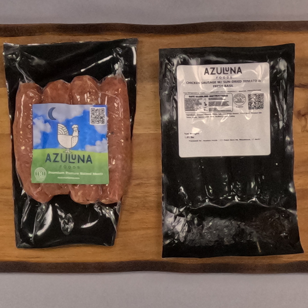 Chicken Sausage w/ Sun-Dried Tomato & Fresh Basil, 1 lb.