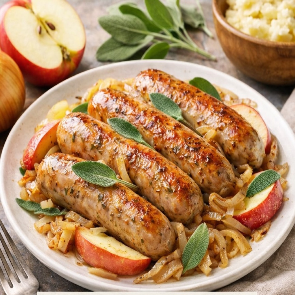 Regenerative Certified, Local Chicken Sausage w/Apple, Onion & Sage